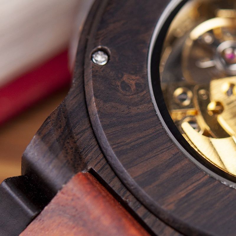 PurelyCraf™ Mechanical Wood Watch